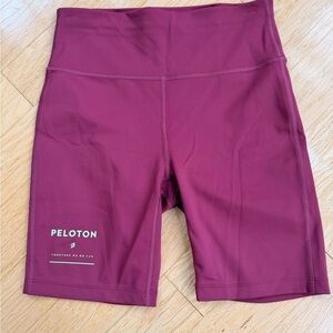 Peloton Women's Deep Red Bike Shorts